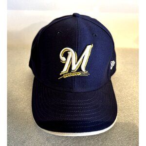 Milwaukee Brewers Hat Cap Fitted 7 7/8 New Era 59Fifty Genuine Merchandise RARE